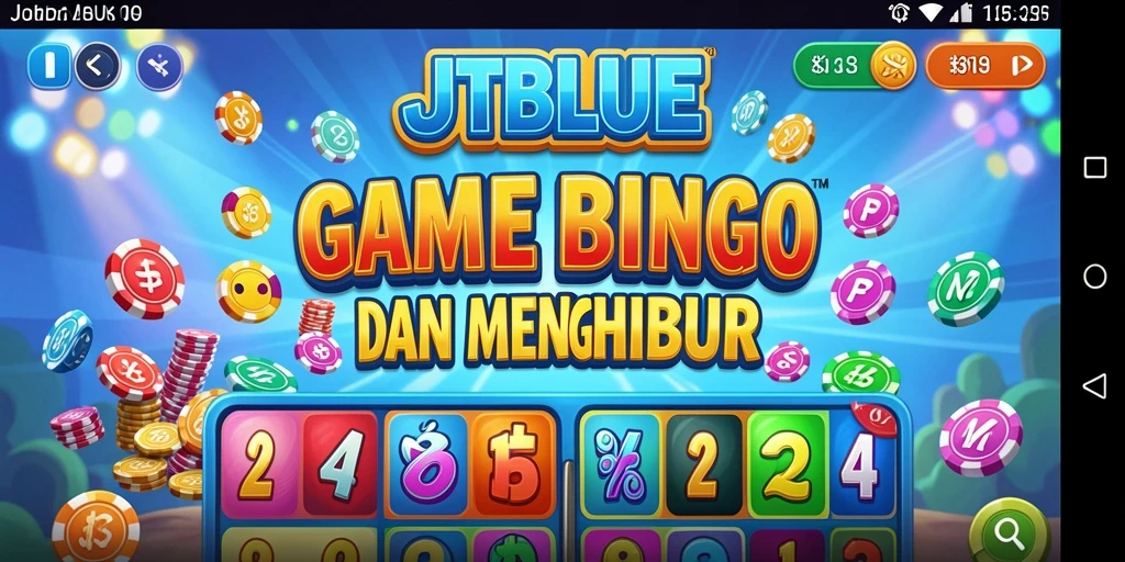 Tampilan gameplay Bingo yang mengasyikkan di JTBLUE.