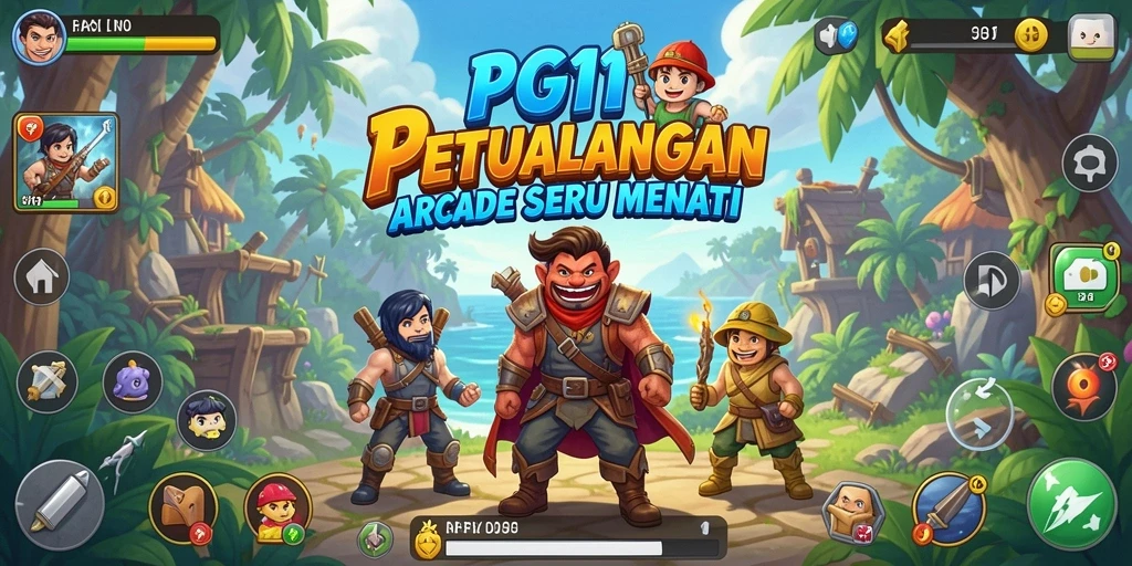 Tangkapan layar utama PG11 menampilkan gameplay seru dan menantang.