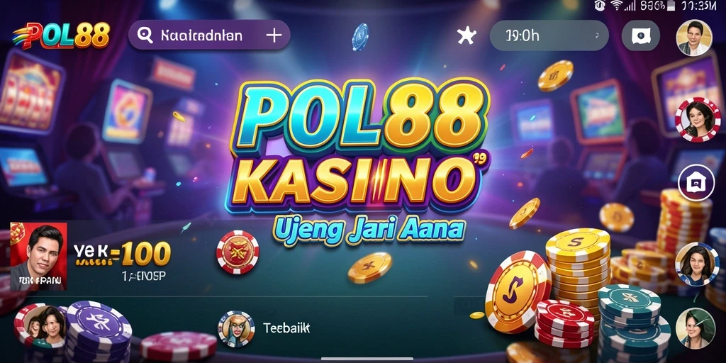Tampilan seru dari gameplay Kasino POL88 yang memikat.