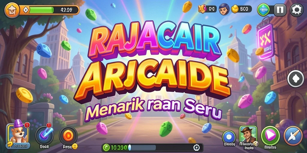 Tangkapan layar RAJACAIR menampilkan aksi seru dalam gameplay Arcade.