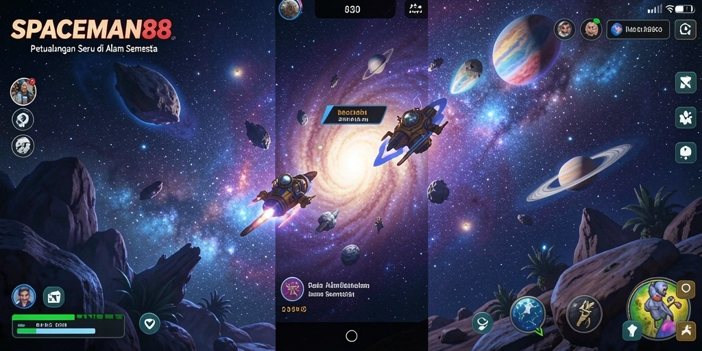 Tampilan menarik dari gameplay SPACEMAN88 yang mengasyikkan.
