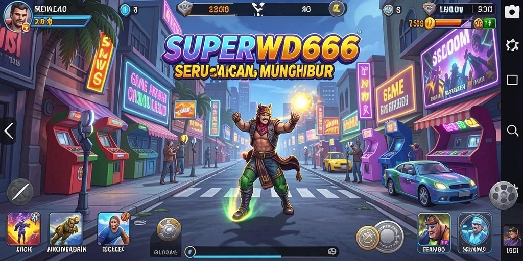 Screenshot SUPERWD666 menampilkan gameplay seru dan penuh tantangan.